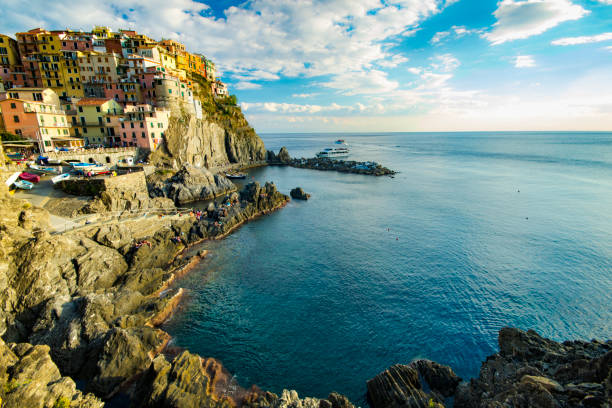 istock Sunset over Manarola, Cinque Terre, Italy 664664962