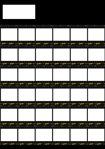 Fill the blank rectangles with your images, create your own contact sheet.
