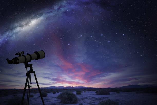 istock telescope looking at the Great Bear constellation 664670026