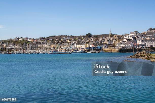 View Of The Port And Seafront Of Tréboul Douarnenez Finistère Brittany France Stock Photo - Download Image Now