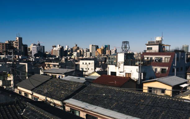 istock Yanaka skyline in Tokyo 664688444