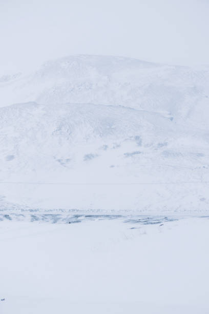 istock Beautiful snowy winter mountains 664689550