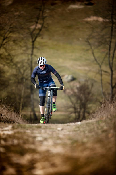 istock Portrait of Mountain Biker Out on a Training Ride 664696428