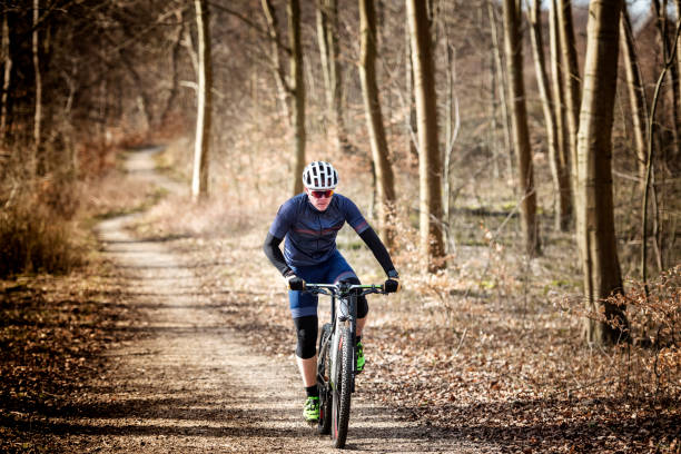 istock Portrait of Mountain Biker Out on a Training Ride 664696778