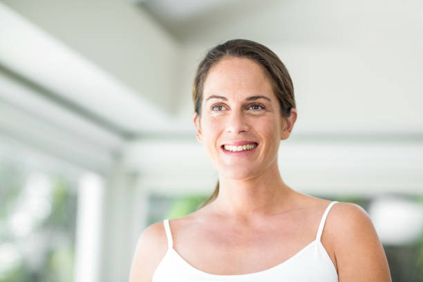 istock Happy woman at home 664700476