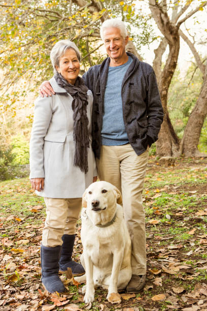 istock Senior couple in the park 664707166