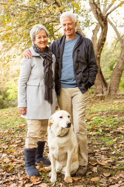 istock Senior couple in the park 664707336