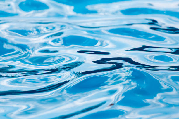 istock The smooth water in the pool as a background 664709750