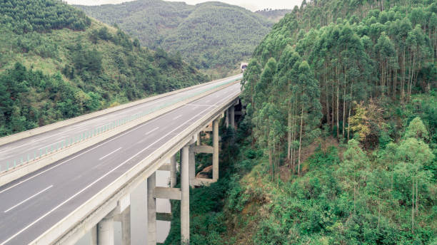 istock aerial view of highway 664716066