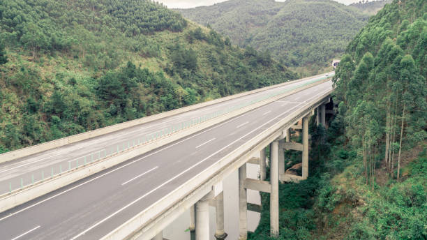 istock aerial view of highway 664716086