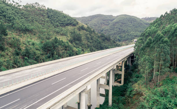 istock aerial view of highway 664716098