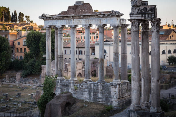 istock Roman Forum at Dusk 664723758