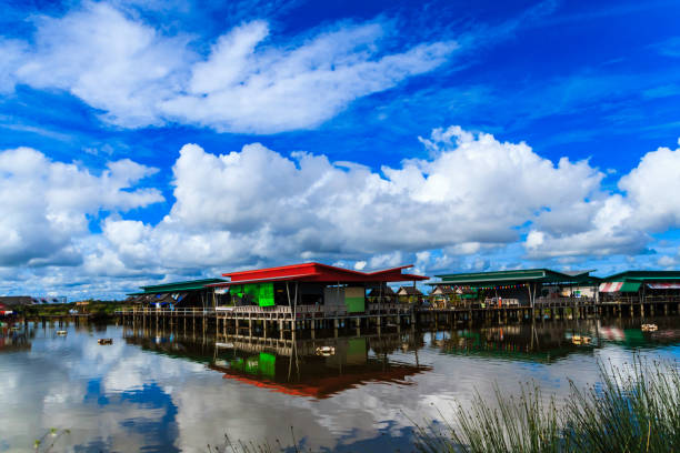 istock The floating market in Thailand. 664731758