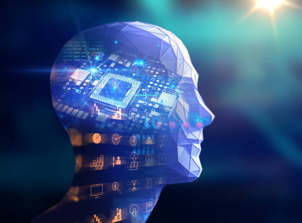 istock double exposure image of low polygon human head 3d illustration 664732262