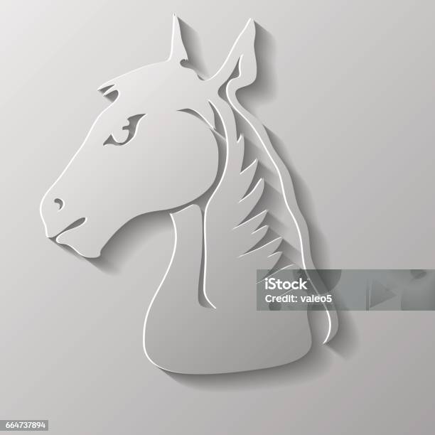 Head Of Horse Stock Illustration - Download Image Now - Abstract, Agriculture, Andalusian Horse