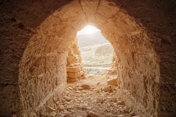 istock Ancient tunnel entrance ,Turkey 664738484
