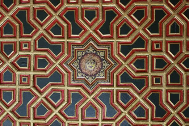 istock ceiling of a room in Junagarh Fort 664760614