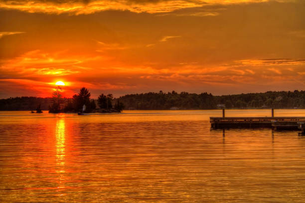 istock Summer sunset at Lake Muskoka 664764046