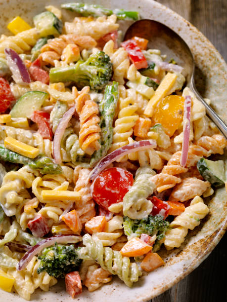 istock Creamy Pasta and Vegetable Salad 664765044