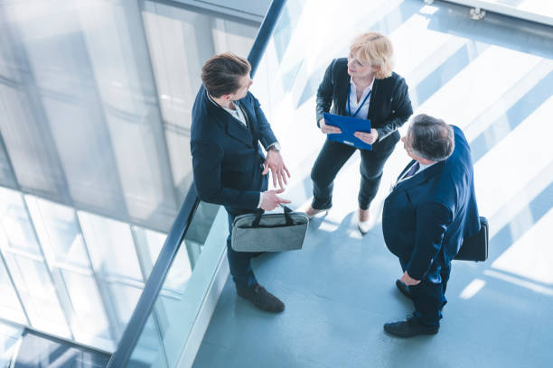 istock Best meetings are in a lobby 664767514