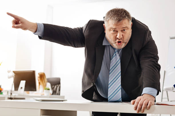 istock Furious manager arguing with his colleague 664768378
