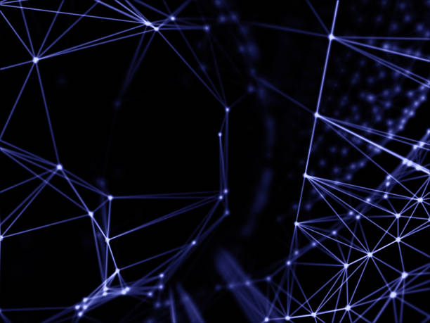 istock Abstract technology network mesh and destroy sphere cyber geometry orb and polygonal lines and dots. Futuristic Technology, digitally generated image, 3d rendering 664770884