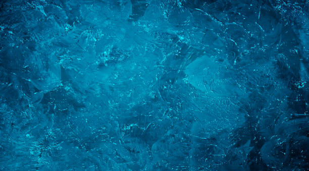 istock Abstract Grunge Decorative dark Navy Blue Painted background 664789128