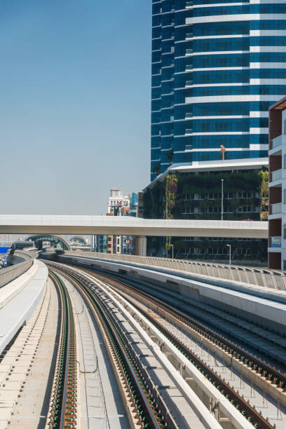 istock Metro line and station in the city 664793238