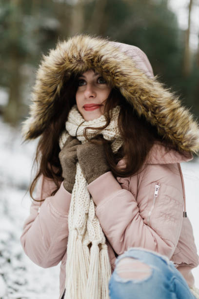 istock Caucasian High School Senior in Winter Hat 664800264