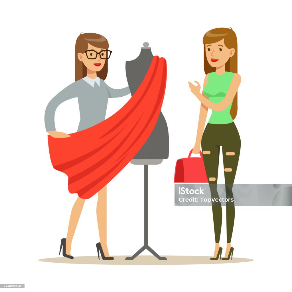 Ilustración de Mujer Y Diseñadora Eligiendo Tela Para Vestir Parte De Las Personas Que Utilizan Sastrería Y Diseño Conjunto De Servicios Profesionales De Ilustraciones Vectoriales y más Vectores Libres de Derechos de Ilustración de Mujer Y Diseñadora Eligiendo Tela Para Vestir Parte De Las Personas Que Utilizan Sastrería Y Diseño Conjunto De Servicios Profesionales De Ilustraciones Vectoriales y más Vectores Libres de Derechos de