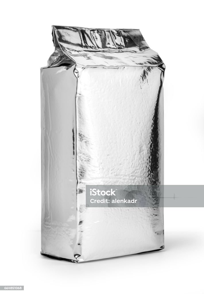 pacote de comida de prata - Foto de stock de Alumínio royalty-free