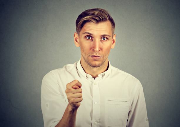 istock Man giving thumb, finger figa gesture 664860624