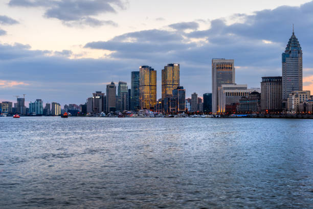 istock River And Modern Buildings Against Sky 664882164