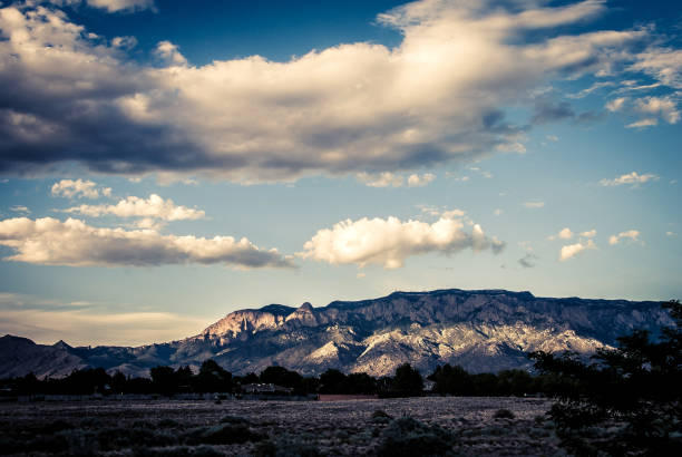 istock Majestic  Cloudscape over Sandia Mountains 664886462