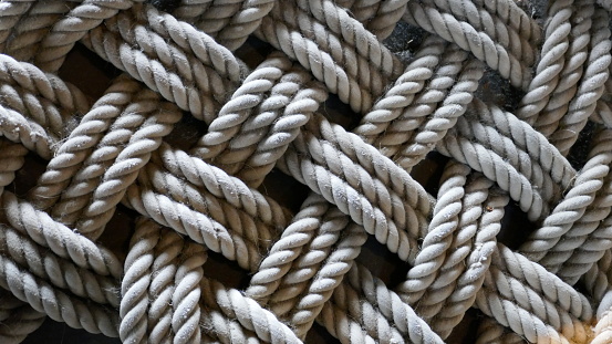 Braided rope background