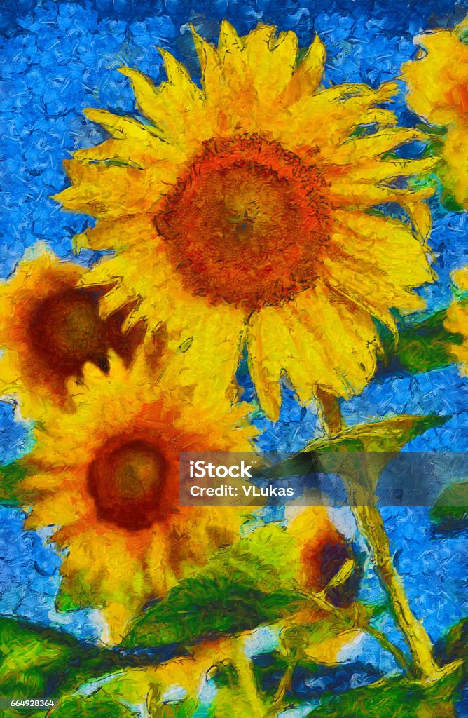 Tranh Hoa Hướng Dương Van Gogh Bắt Chước Phong Cách Hình ảnh Sẵn có - Tải  xuống Hình ảnh Ngay bây giờ - iStock