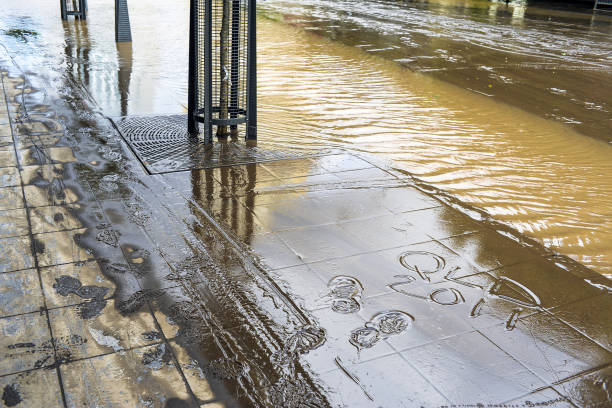 Brisbane CBD in big flood event
