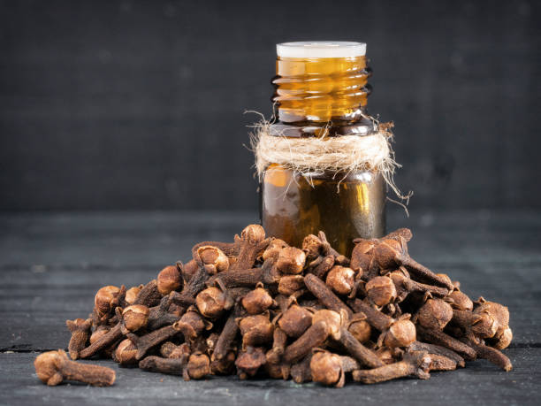 istock Spice clove essential oil 664947524
