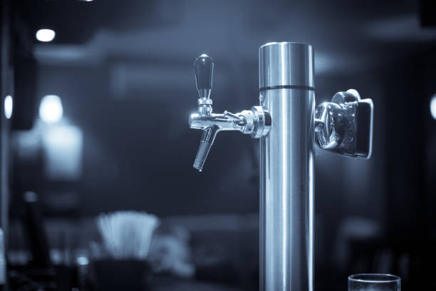 istock Beer tap in bar or restaurant 664947742