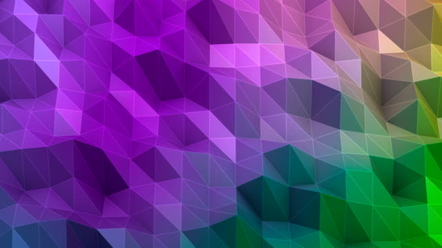 Triangle abstract multicolored background