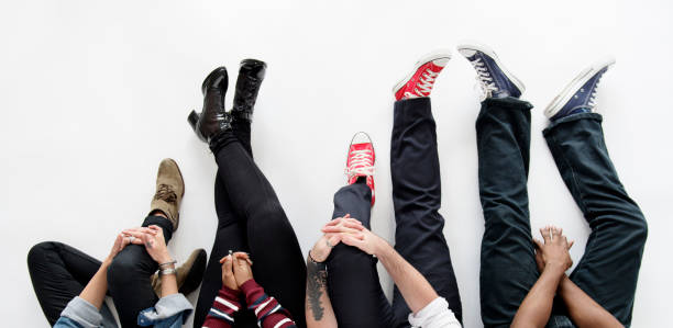 istock A different shoes style together 664957816