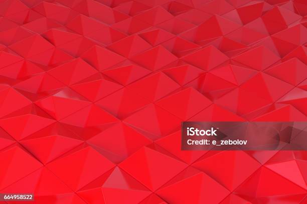Red Pyramid Template Pattern Of Red Pyramid Shapes Stock Illustration - Download Image Now ...