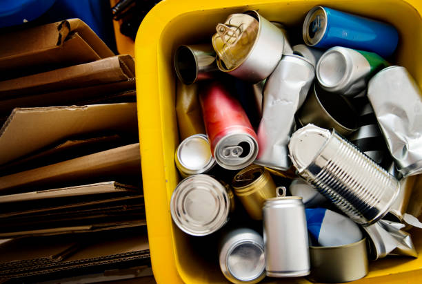 istock Recycle canned and box environment conservation 664967128