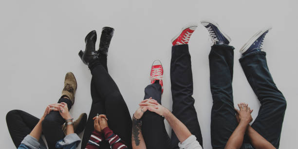 istock Adult People Friendship Sit Together Studio 664967692