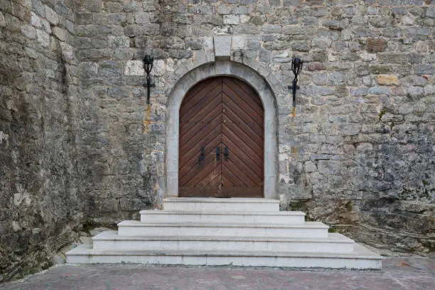 Photo of gate, castle, fortress, security, defence, Budva, Montenegro, Europe