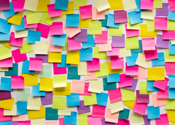 Photo of Sticky Note Post It Board Office