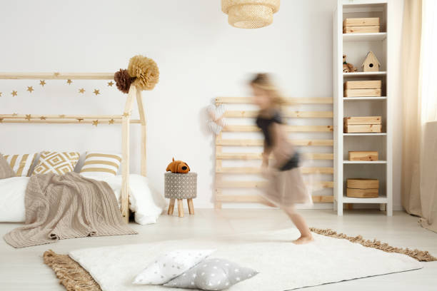 istock Scandinavian style bedroom 664980764