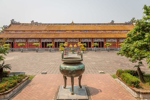 Exposure done in the Imperial City, Complex of Hue Monuments in Hue, UNESCO World Heritage Site, Vietnam.