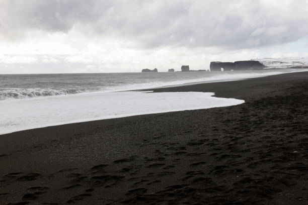 istock Black sand beach in Iceland 664991772