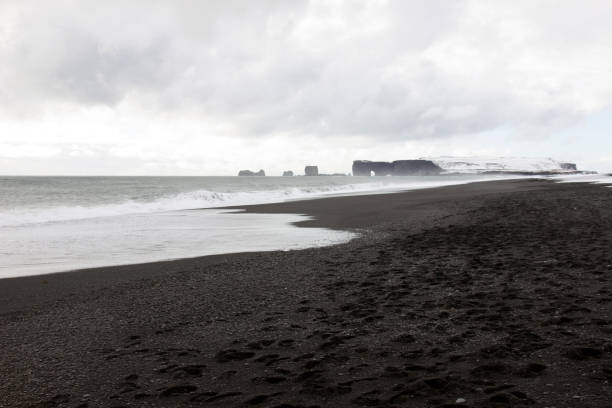 istock Black sand beach in Iceland 664994162